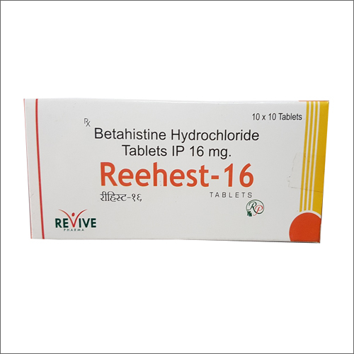 Betahistine Hydrochloride Tablets Ip 16 Mg
