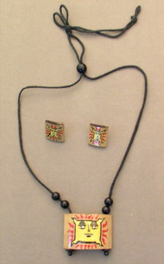 Bead Necklace - Metal & Stone, 18 Inches, Turquoise Color | Elegant Look, Non-allergic, Smooth Edges, Trendy Design