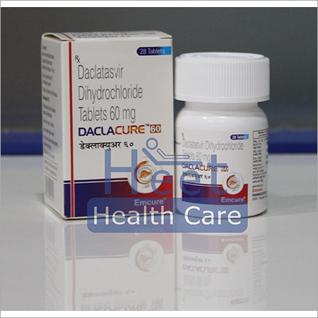 डैक्लेक्योर डैकलाटसवीर डाइहाइड्रोक्लोराइड 60Mg ड्रग सॉल्यूशंस