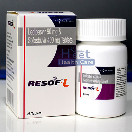 रेसोफ एल लेडीपासवीर 90mg सोफोसबुवीर 400mg