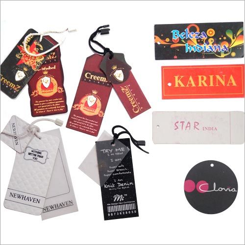 वस्त्र हैंग टैग