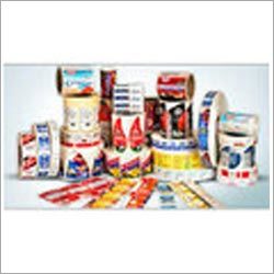 Packaging Label - Paper and Vinyl, Variable Dimensions, Bold Text, Bright Colors, Waterproof Material, Customizable Design, Roll and Cut Options