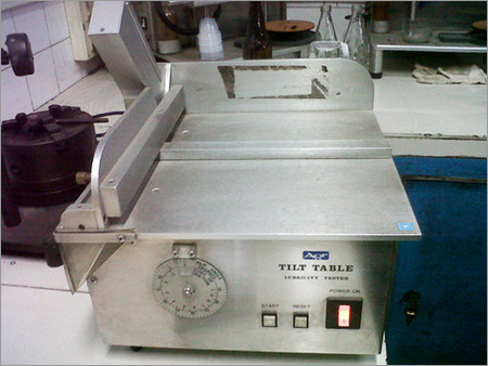 Bottle Testing Table