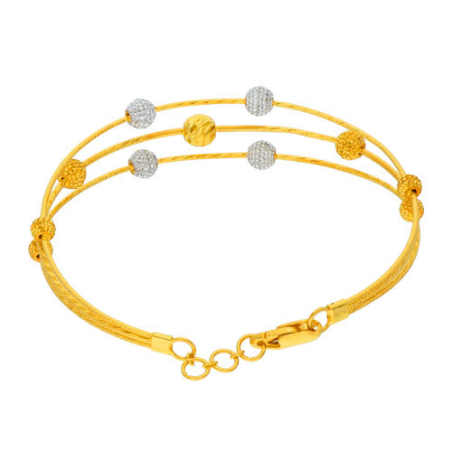 Adira Bracelet - 18k Yellow Gold, 10.855 Grams | Fashionable, Lightweight Design For All Occasions