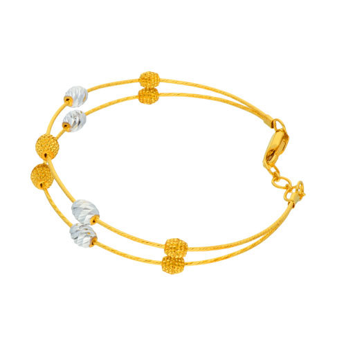Adira Bracelet - 18k Yellow Gold, 8.047 Grams Weight | Exceptionally Crafted With Laser Technology, Perfect For Anniversaries, Engagements, Gifts, Parties, And Weddings