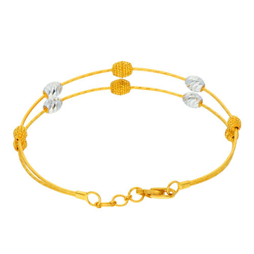 Adira Bracelet - 18k Yellow Gold, 8.047 Grams Weight | Exceptionally Crafted With Laser Technology, Perfect For Anniversaries, Engagements, Gifts, Parties, And Weddings