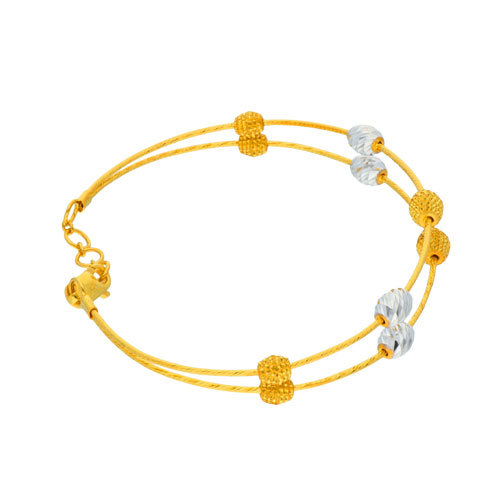 Adira Bracelet - 18k Yellow Gold, 8.047 Grams Weight | Exceptionally Crafted With Laser Technology, Perfect For Anniversaries, Engagements, Gifts, Parties, And Weddings