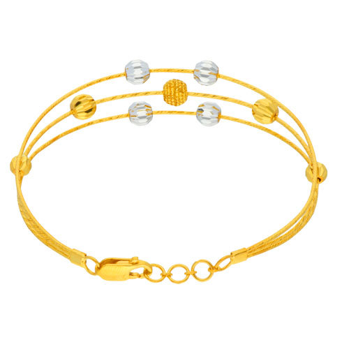 Adira Bracelet - 18k Yellow Gold, 9.832 Grams Lightweight Elegance | Expertly Crafted For All Occasions, Enhances Beauty
