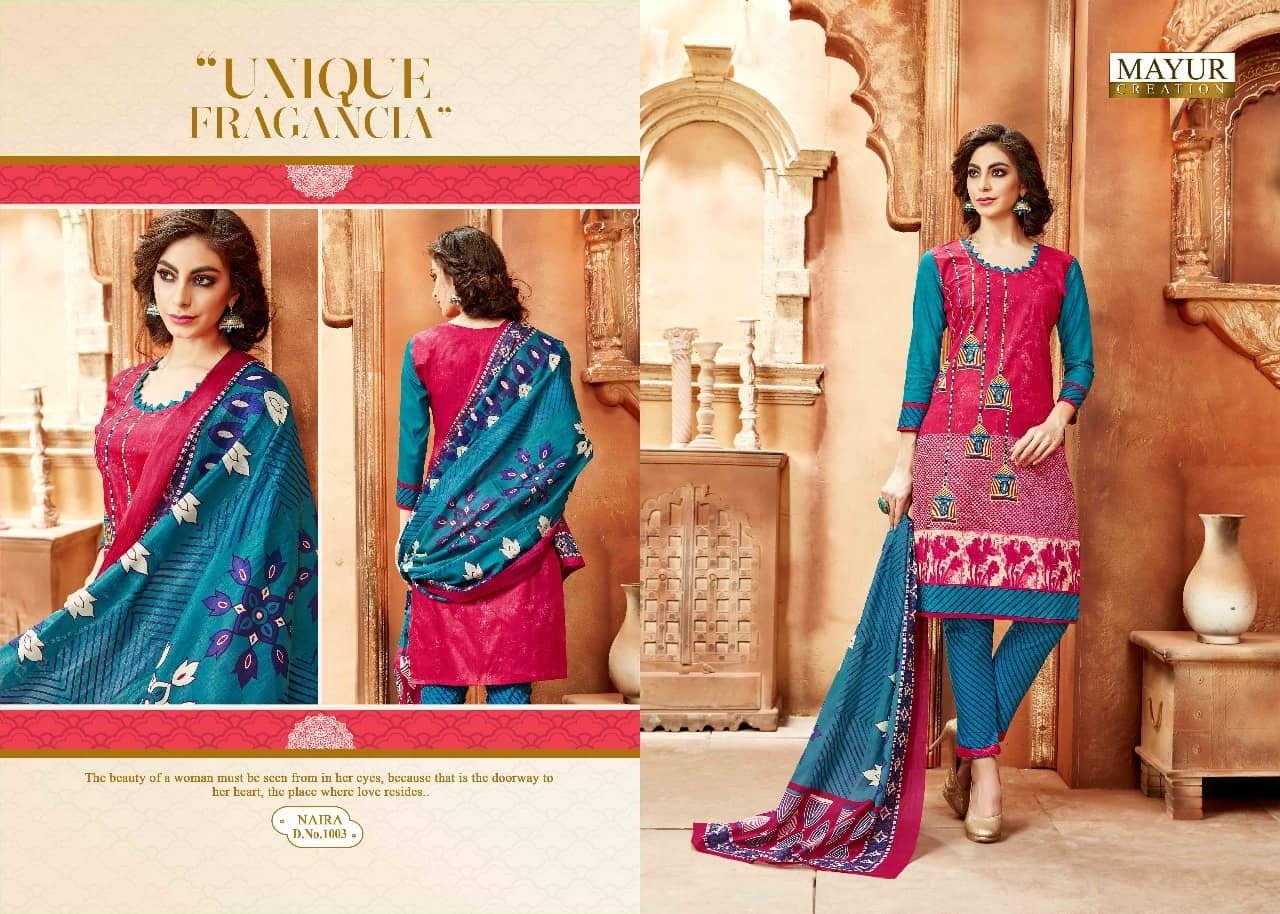 Printed Unstitched Dress Materials