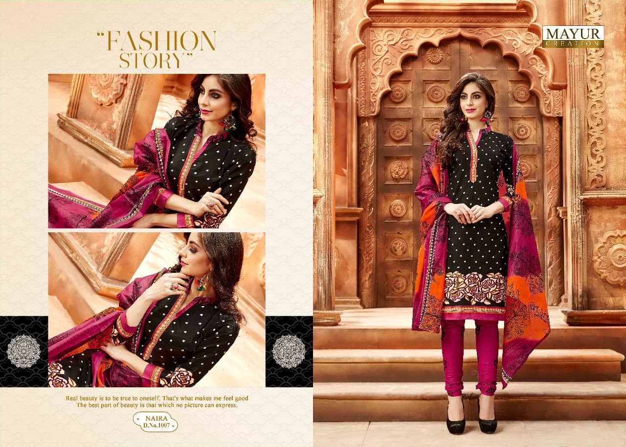 Printed Unstitched Dress Materials