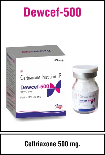 Ceftriaxone  500 Mg Application: Clinic