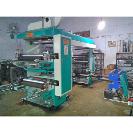 Single Adhesive Paper 4 Colour Flexo Machine