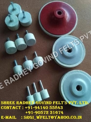 फेल्ट बफिंग व्हील्स