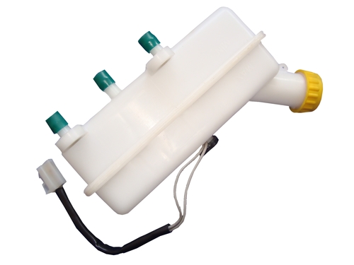 Brake Oil Container - Plastic, 203.2x406.4mm , White & Yellow with 10-Year Lifespan and Integrated Sensor