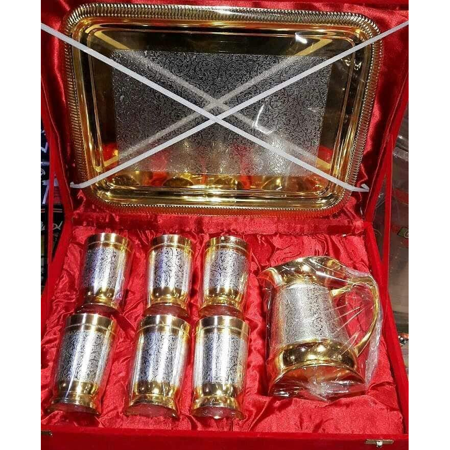 Eco-Friendly Brass Tea Set