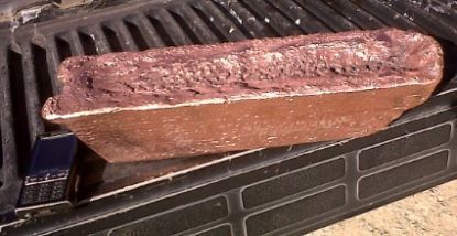 Pure Copper Ingots - Graded 99.99% Cu Content, 350x75x90 Mm, Deep Reddish Brown | High Purity, Excellent Machinability & Corrosion Resistance, 15 Kg