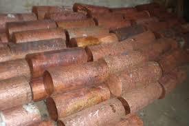 Pure Copper Ingots - Graded 99.99% Cu Content, 350x75x90 Mm, Deep Reddish Brown | High Purity, Excellent Machinability & Corrosion Resistance, 15 Kg