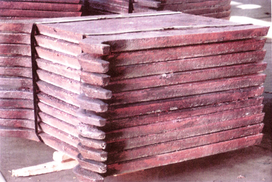 Pure Copper Ingots - Graded 99.99% Cu Content, 350x75x90 Mm, Deep Reddish Brown | High Purity, Excellent Machinability & Corrosion Resistance, 15 Kg