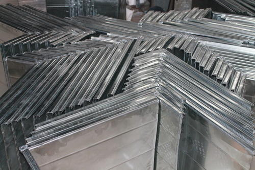 Pre Fabricated Duct - Galvanized Steel, 24x24 Inches , Lightweight and Durable Design
