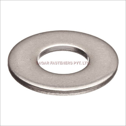 Plain Washer - Mild Steel, 2-4mm Thickness, Silver Round Shape | Smooth Finish, Abrasion Resistant, Durable Quality