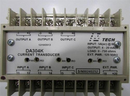 Signal Transducer Power Consumption: 5 Ampere