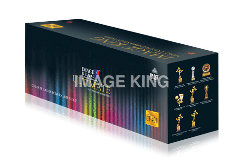 लेजर टोनर कैटरिज सीएफ 401 अल्टीमेट एप्लीकेशन: प्रिंटर के उपयोग के लिए