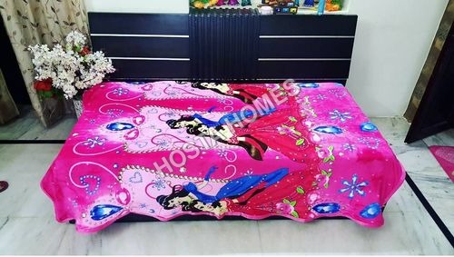 डिज़नी लैंड प्रिंट सुपर सॉफ्ट सिंगल बेड बेबी एसी ब्लैंकेट एज ग्रुप: बच्चे