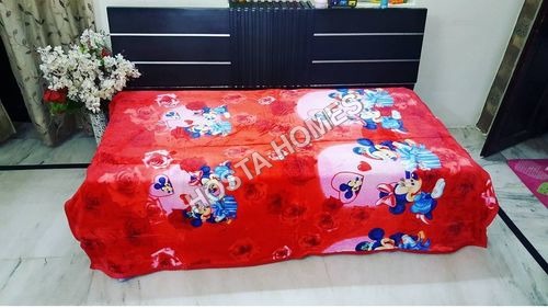 सुपर सॉफ्ट सिंगल बेड मिकी प्रिंट बेबी ब्लैंकेट आयु समूह: बच्चे