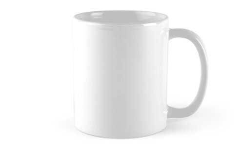 Ceramic Printed Mug - 11 oz, White and Black Options | 300 ml Capacity, C-Handle, Sublimation Printing