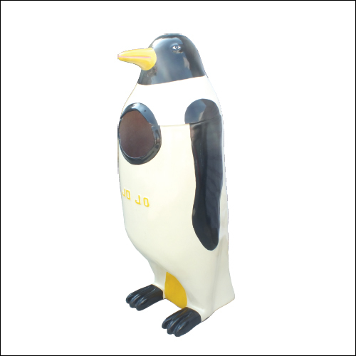 Penguin Fibre Medium Dustbin Application: For Park And Playground Purpose