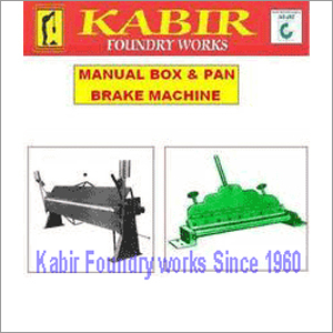 Manual Box And Pan Brake Machine at Best Price in Ludhiana | Kabir ...