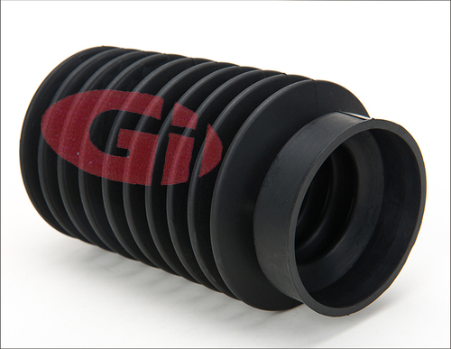 Rubber Bellow - Rubber, 100mm Length x 50mm Diameter | Black, -40°C to 120°C Operating Temperature, 0.5 MPa Pressure, 100g Weight