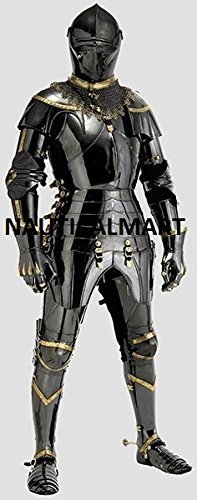 Nauticalmart Medieval Larp Suit Of Armour Size: 5'7"