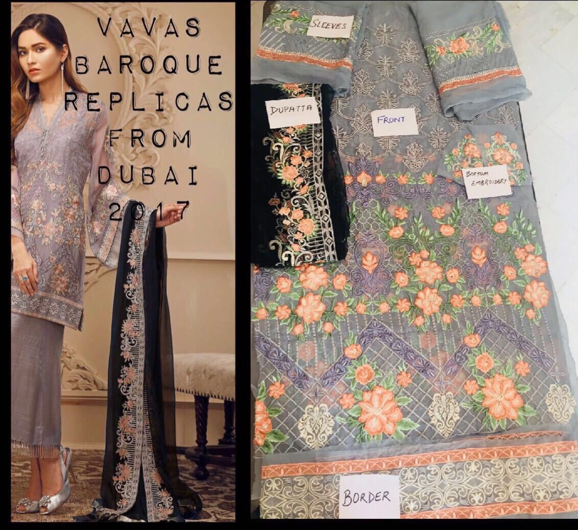 Heavy Embroidary Work Suits