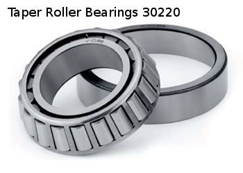 Taper Roller Bearings 30220 Bore Size: 10- 80 Mm