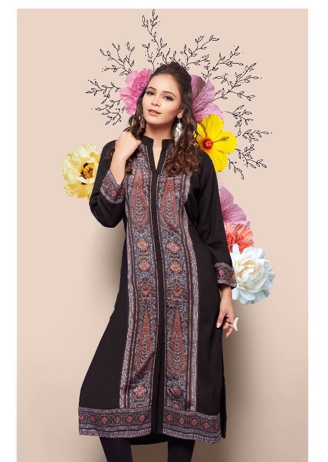 Designer Kurti - Rayon & Mix Match Fabric, Sizes M-3xl, Multi Color, Printed Pattern, Modern Bollywood Style