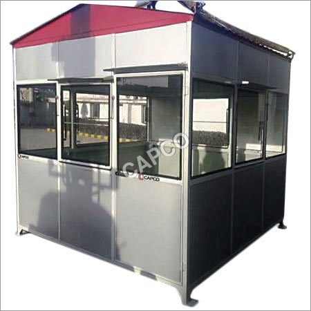 Security Cabin - Steel & Glass Material , Variable Dimensions, Weatherproof, Durable Structure, Secure Enclosure, Easy Installation, Customizable Sizes