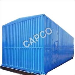 Storage Cabin - Steel, Various Sizes and Shapes, Blue Color | Robust Design, Excellent Stability, Double Gable Roof, Optional Insulation