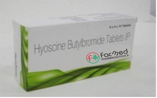 Hyoscine Butylbromide Tablets - 10 mg, Antispasmodic Relief for Gastrointestinal and Urinary Disorders, Pack of 100 Tablets