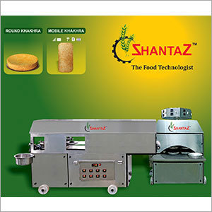 White Fully Automatic Khakhra Making Machine (Ss Body)