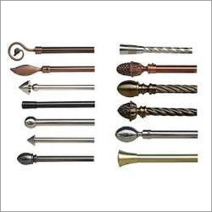 Curtain Rod - Heavy Duty Metal, Customizable Length , Multiple Finial Styles
