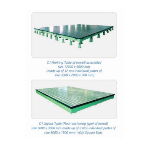 Green Cast Iron Marking Layout Tables