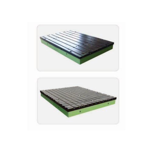 Green Cast Iron T-Slotted Floor Plate
