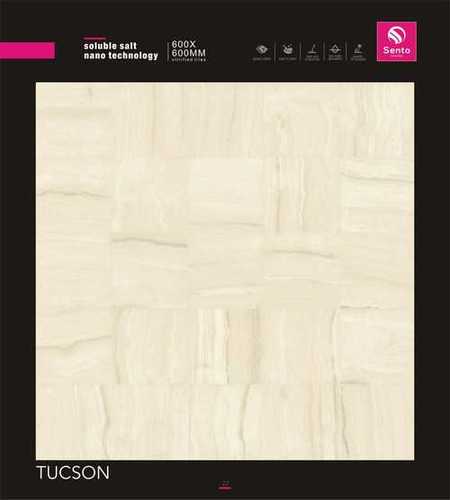 600X600 mm Nano Tiles - Ceramic & Porcelain , Stain Resistant, Versatile Design for Floors and Walls