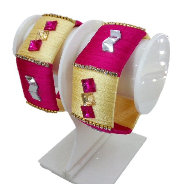 Earrings Bangles - Silk Thread Jewelry