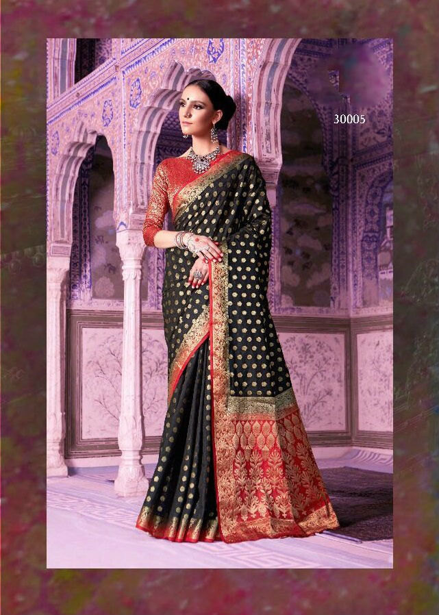 Designer Art Silk Saree - 6.3 Mtr Length, Multi Color Printed Pattern | Bollywood Style, Suitable For Spring, Summer, Winter