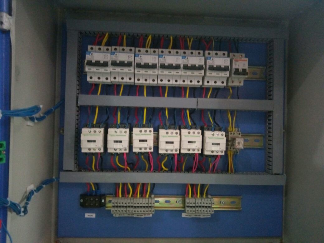 Control Panel Cabinet - Sheet Steel, 600x400x200 Mm, 480v, Ip65, 8 Circuits | Industrial Automation And Process Control, 25 Kg Weight