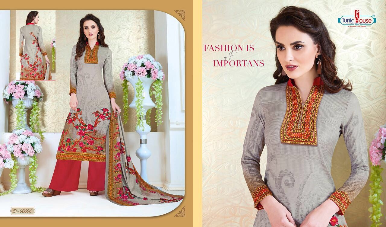 Salwar Kameez - Woolen Fabric, Customized Size, All Colors | Full Sleeves, Printed Pattern, Dry Cleaning & Washable, Ideal For Winter