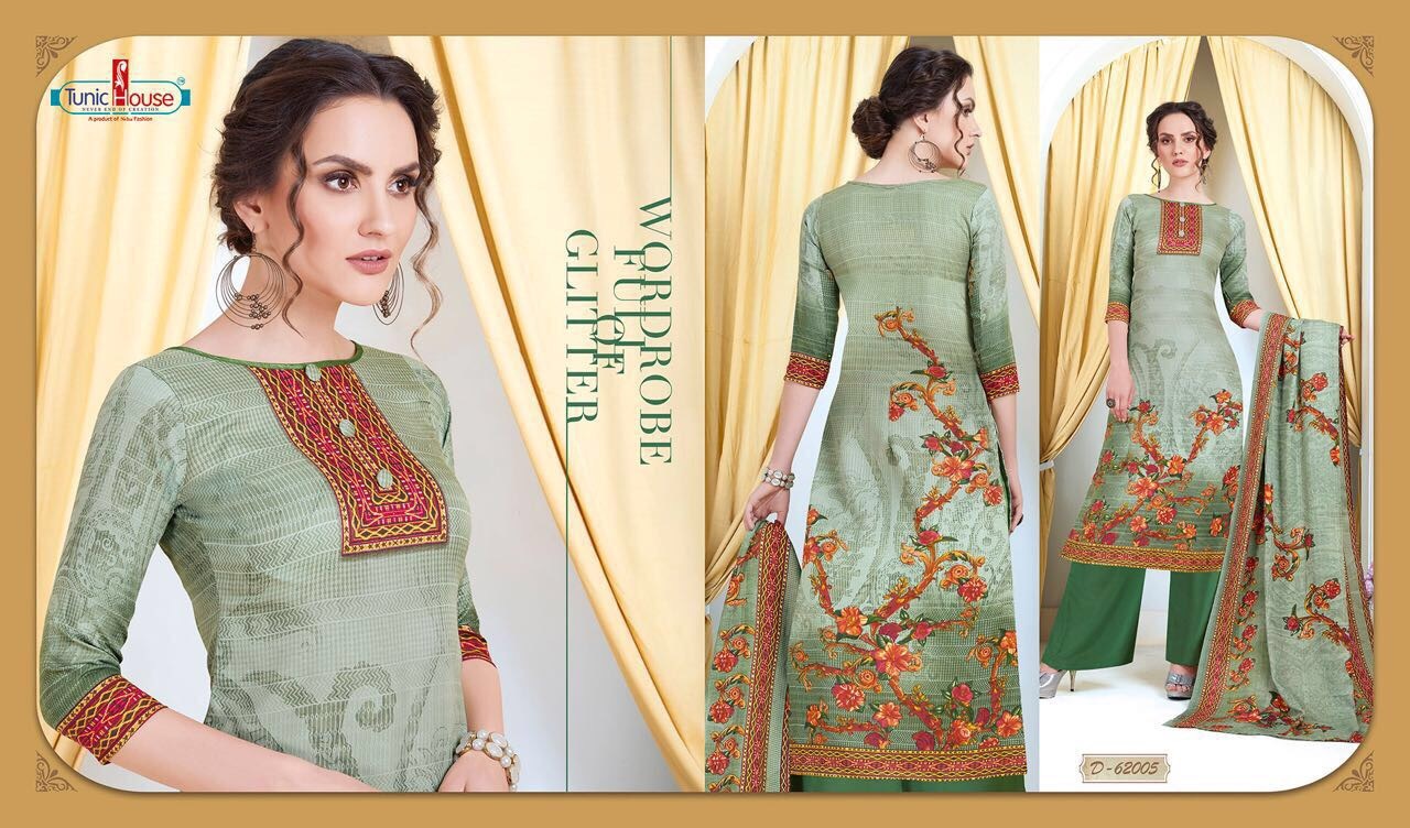 Salwar Kameez - Woolen Fabric, Customized Size, All Colors | Full Sleeves, Printed Pattern, Dry Cleaning & Washable, Ideal For Winter