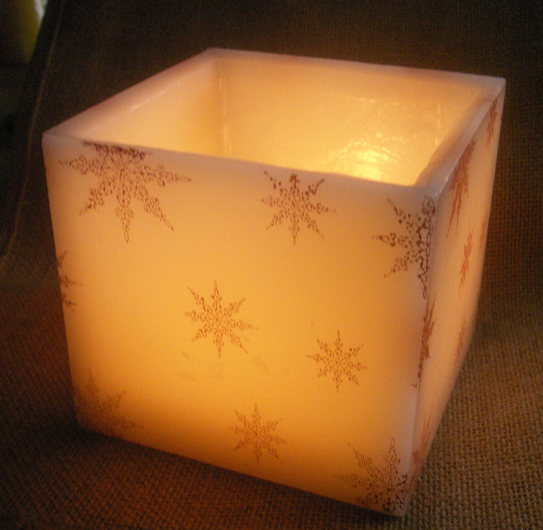 Hollow Box Candles
